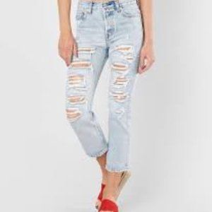 Levi’s Wedgie Straight Jeans, Mass Destruction